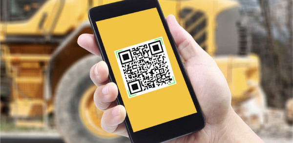 STX Garage app and QR code on phone