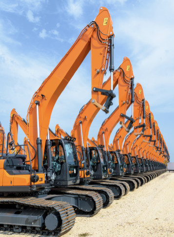 Excavator fleet